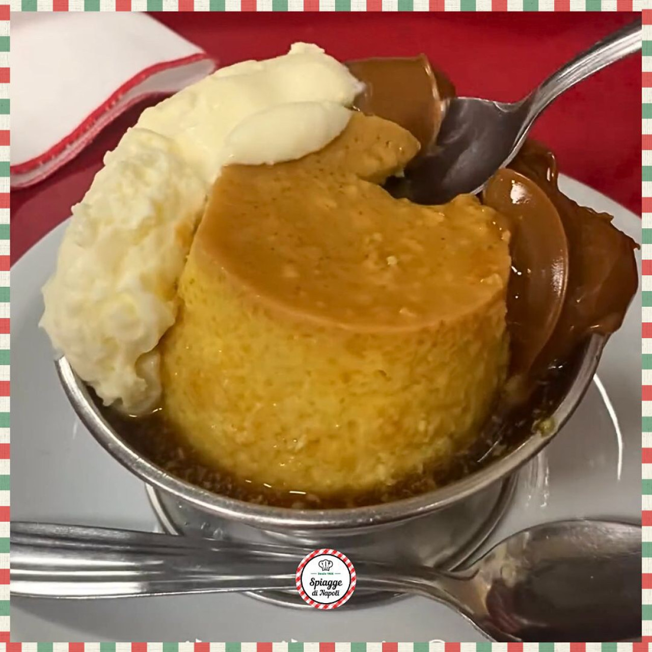 comida; postre. Foto: Instagram/@spiaggedinapoli