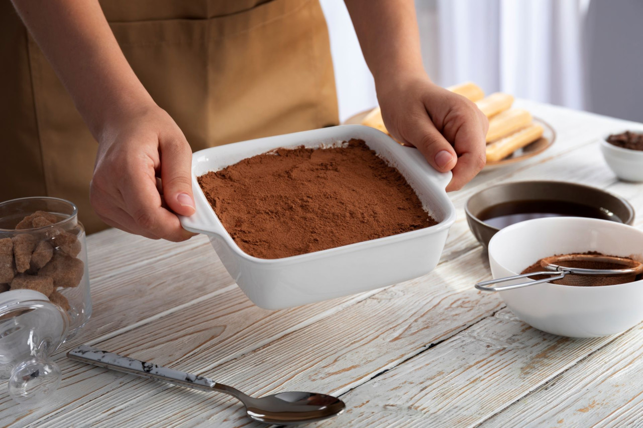Tiramisú, un postre clásico de origen italiano. Foto: Freepik