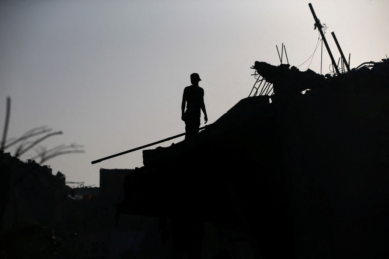 Consecuencias de los ataques israelíes en Gaza. Foto: Reuters/Mahmoud Issa.