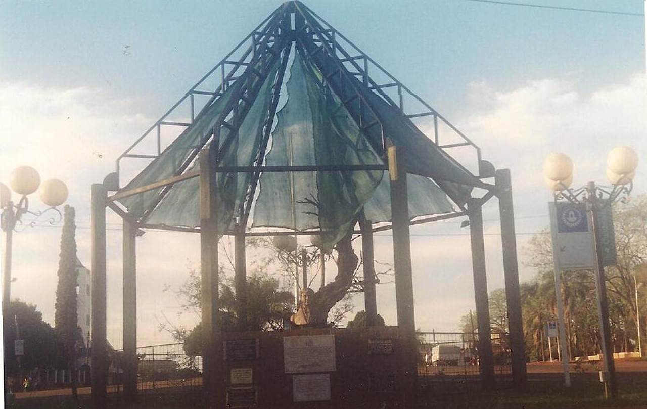 Lugar histórico en la localidad de Candelaria donde Belgrano descansó a su sombra