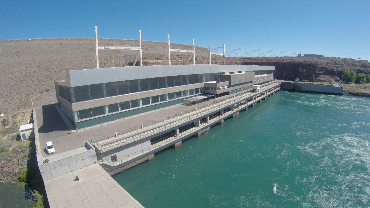 Central Hidroeléctrica El Chocón, en Neuquén. Foto: Pato Daniele