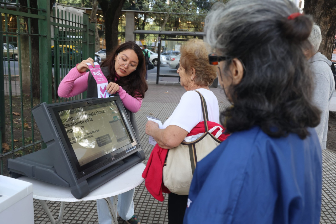 Boleta Única Electrónica, elecciones en CABA. Foto: buenosaires.gob