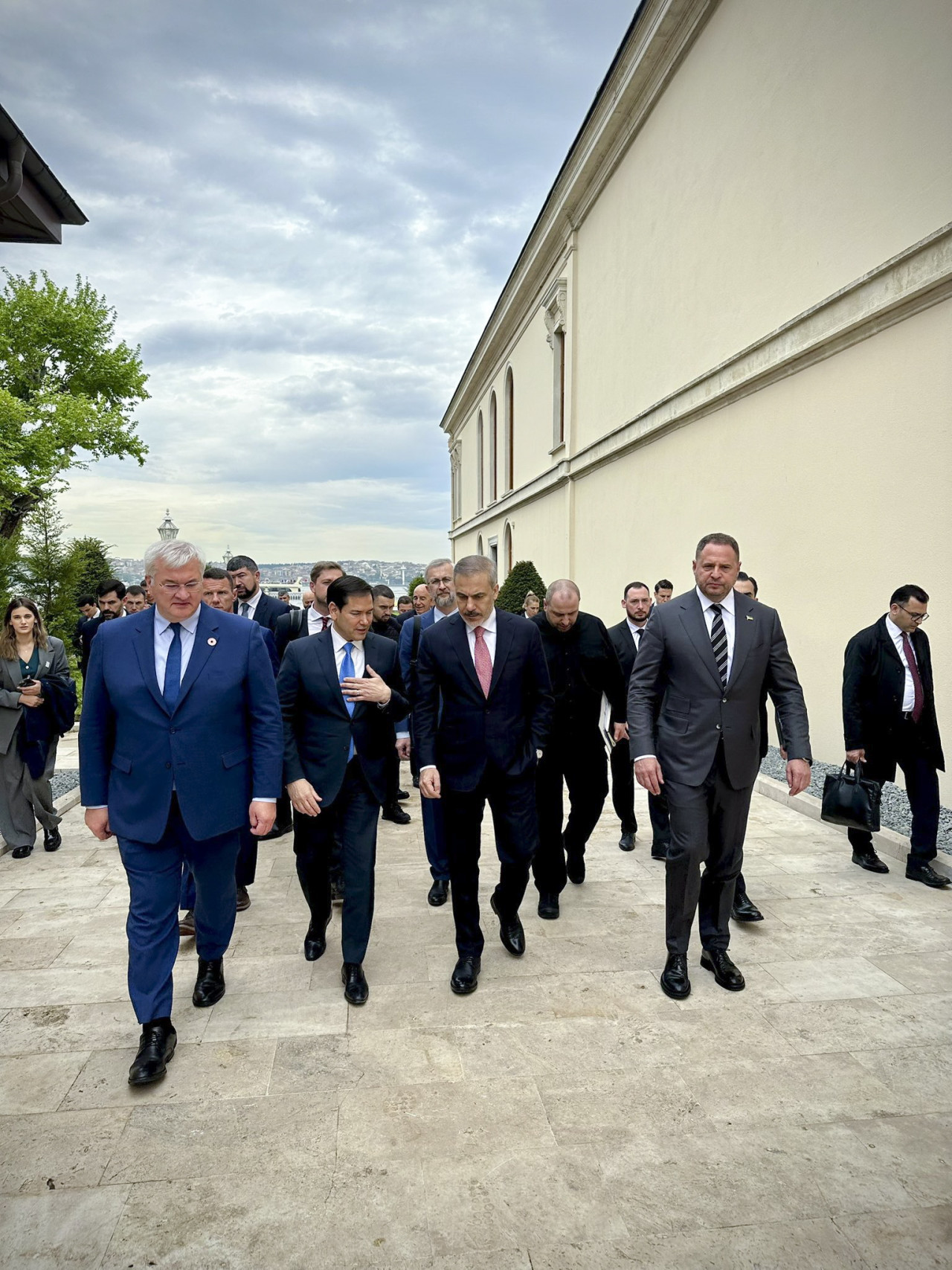 Encuentro de delegaciones de Ucrania y Rusia en Turquía. Foto: EFE