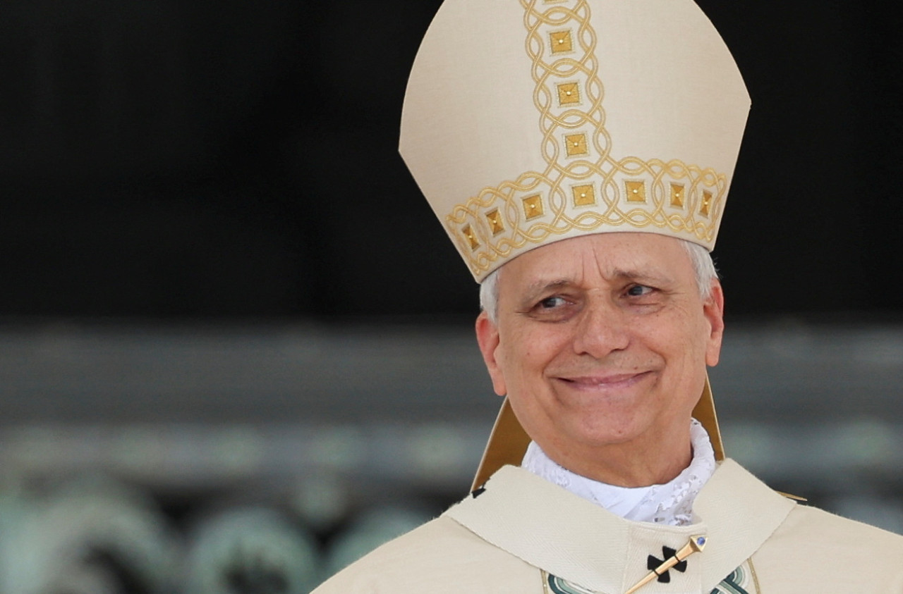 Entronización del Papa León XIV. Foto: Reuters/Claudia Greco.