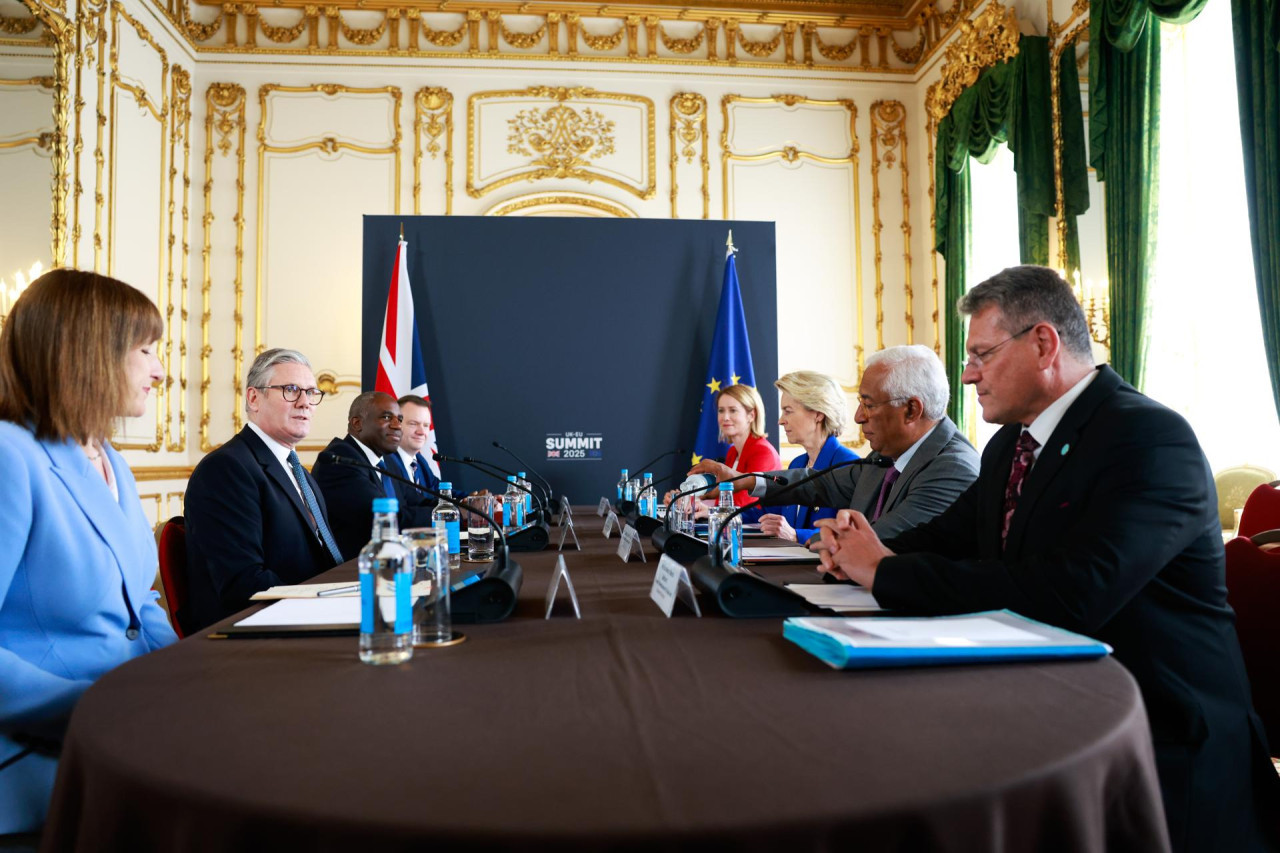 Londres acoge la Cumbre entre el Reino Unido y la UE. EFE