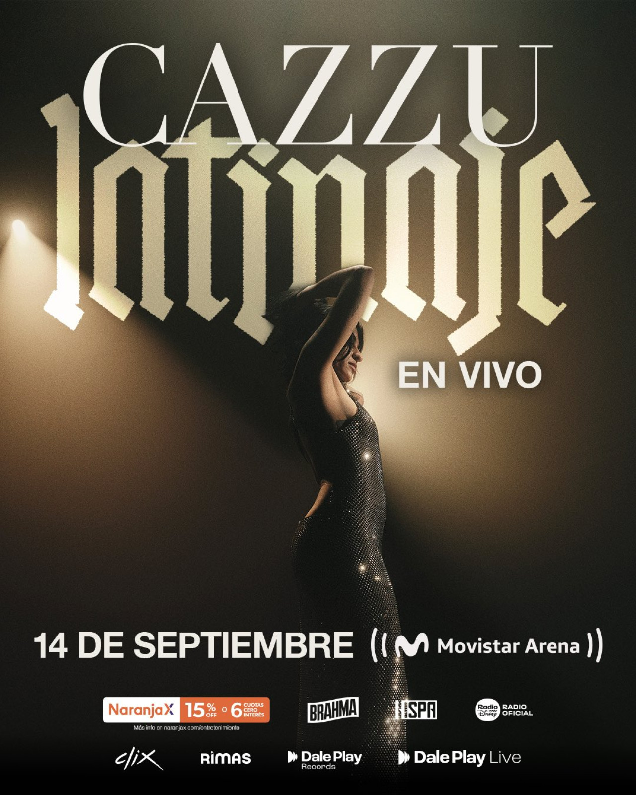 Cazzu anunció su vuelta a los escenarios con "Latinaje en Vivo". Foto: Instagram / cazzu.