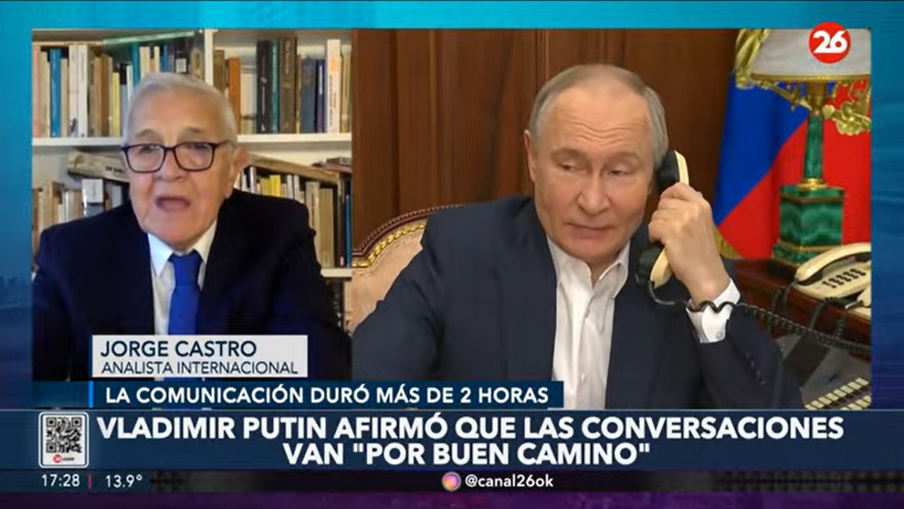 Jorge Castro en 26 PM. Foto: captura.