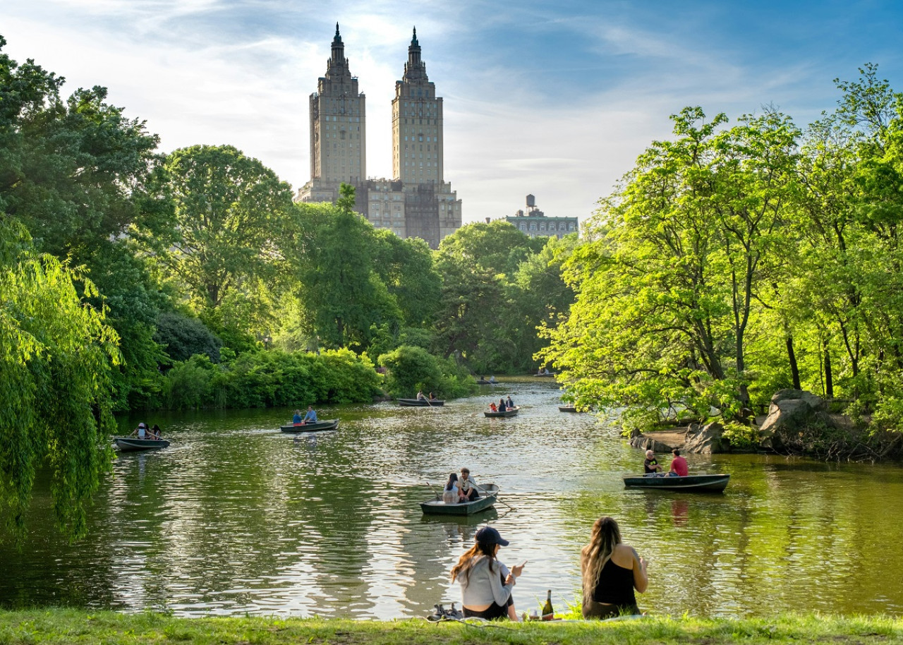 Central Park, uno de los sitios más populares de Manhattan, Nueva York. Foto: Unsplash.