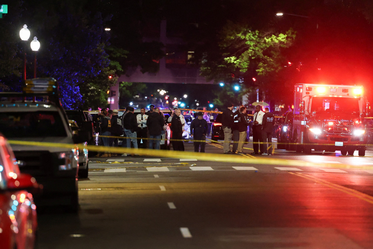 Asesinato de dos empleados de la Embajada de Israel en Estados Unidos. Foto: REUTERS/Jonathan Ernst.