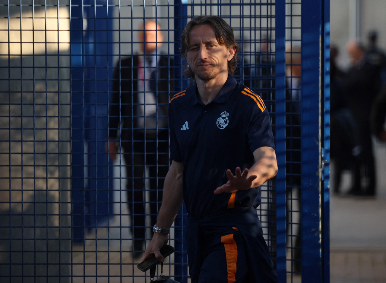 Luka Modric en el Real Madrid. Foto: REUTERS.