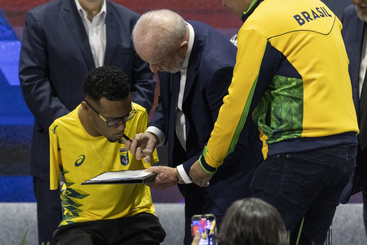 Lula da Silva anunció inversión en el deporte paralímpico de Brasil. Foto: EFE.