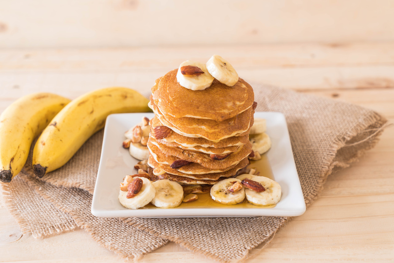Panqueques de banana. Foto: Freepik.