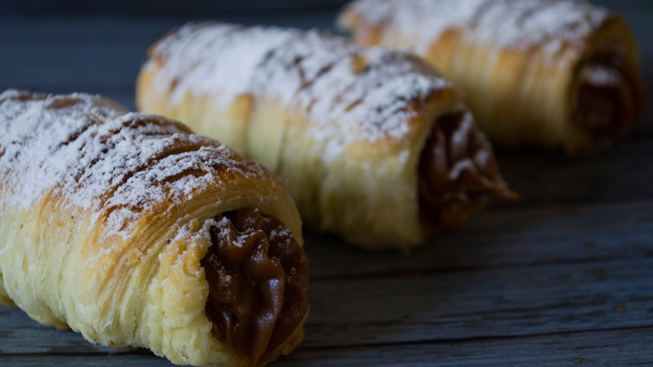 Cañoncitos de dulce de leche. Foto: captura YouTube