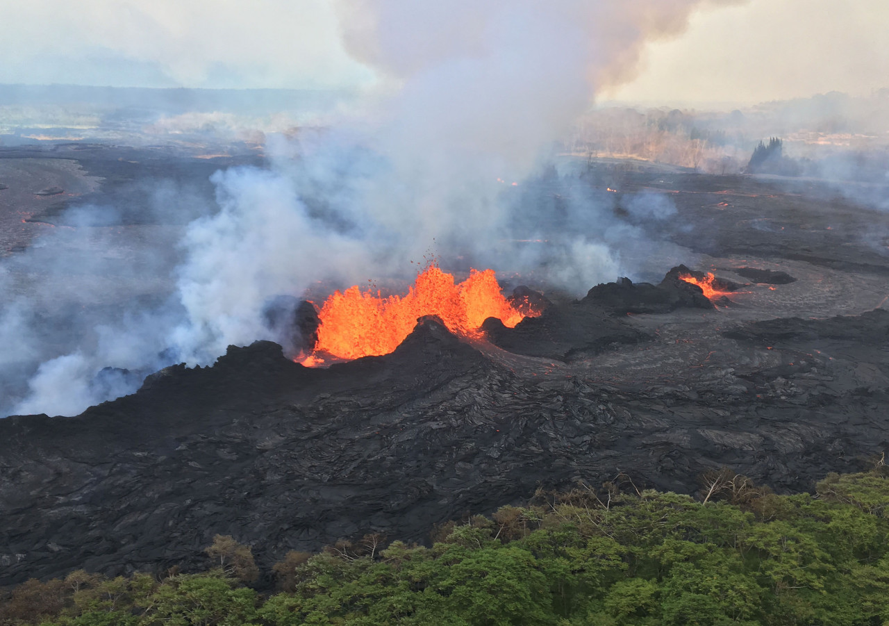 Volcán Kilauea. Foto: NA.