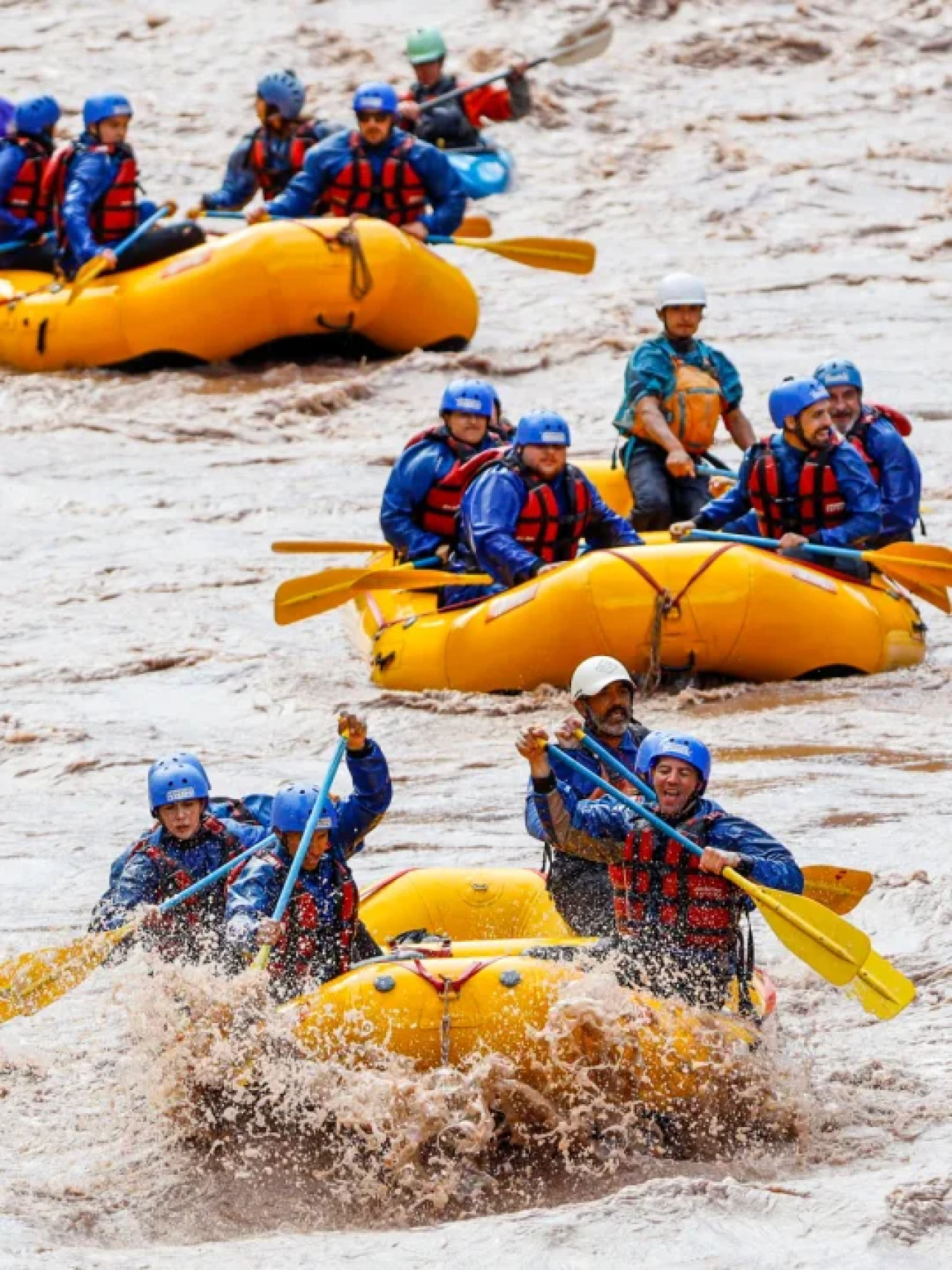 Rafting en invierno. Foto NA