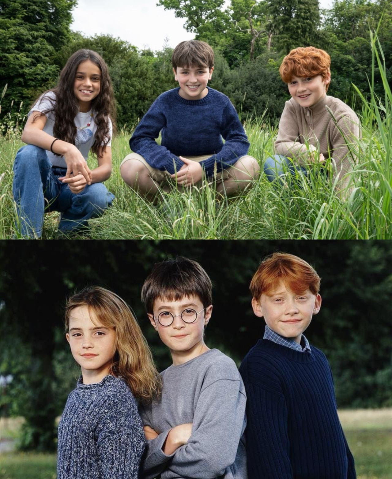 Los nuevos protagonistas para la serie de Harry Potter. Foto: HBO.