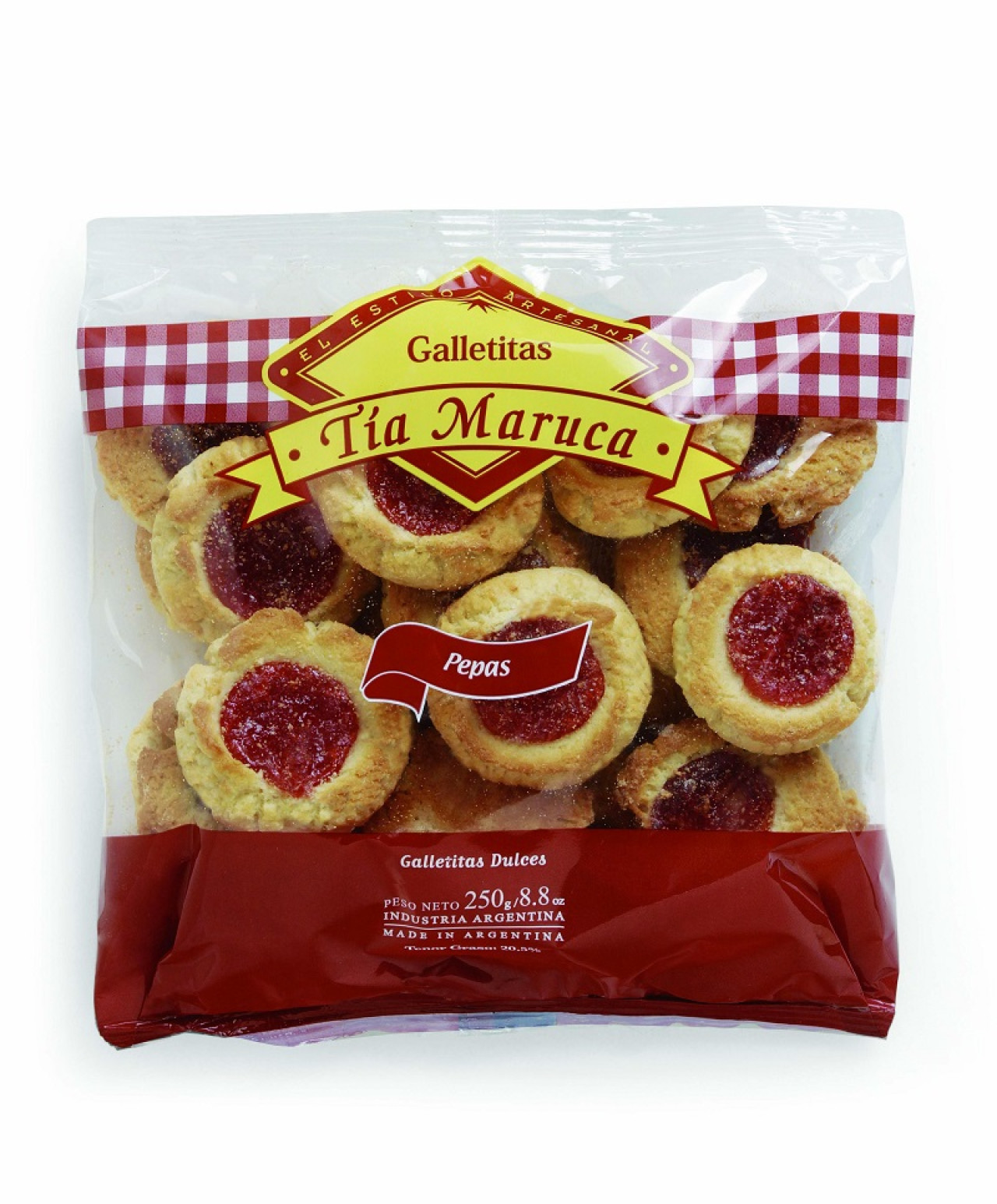 Las clásicas galletitas pepas de Tía Maruca. Foto: Tía Maruca.