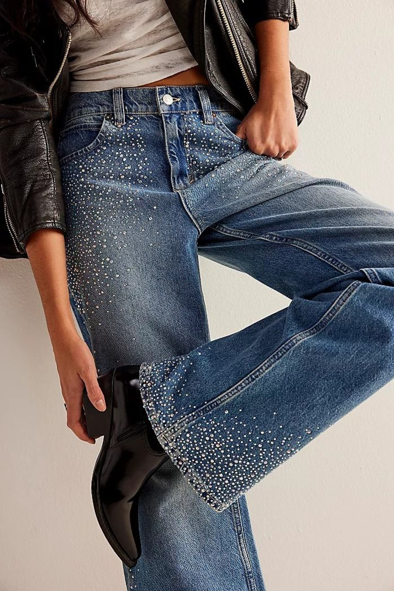 Jeans con brillo. Fuente: Pinterest