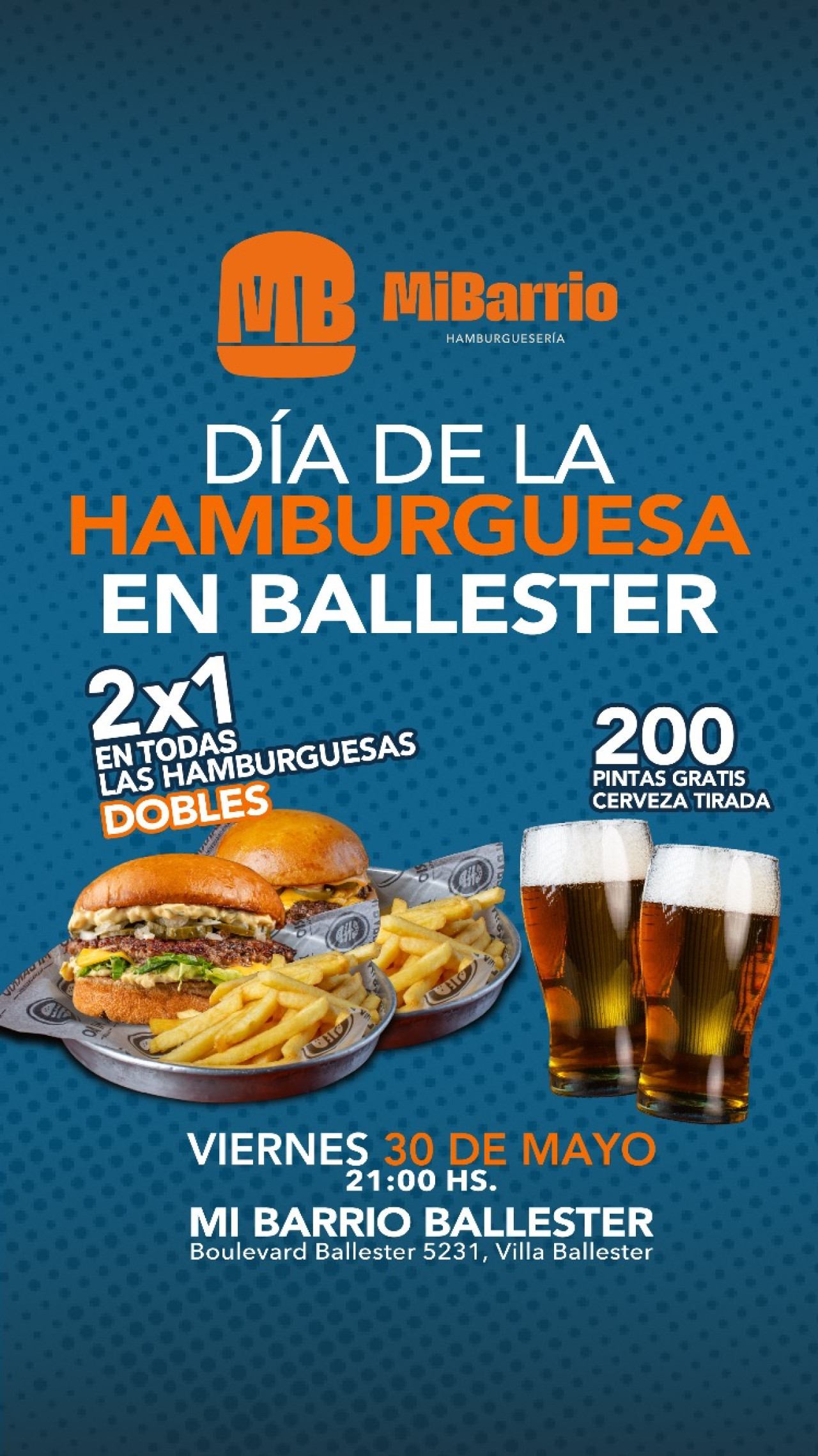 Descuentos en Mi Barrio este viernes 30 de mayo. Foto: Instagram mibarriohamburgueseria.
