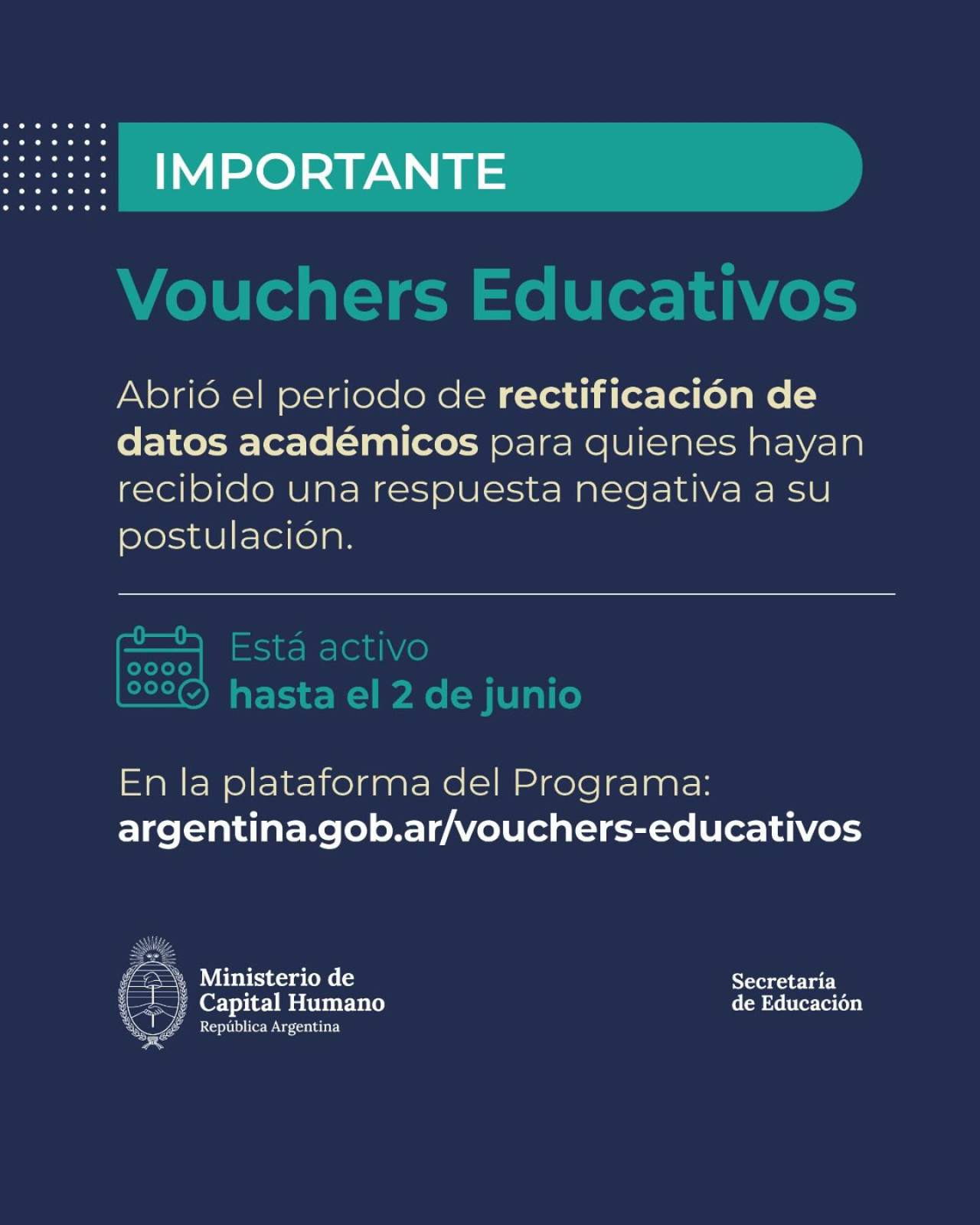 Reclamo por los Vouchers Educativos 2025. Foto: Ministerio de Capital Humano
