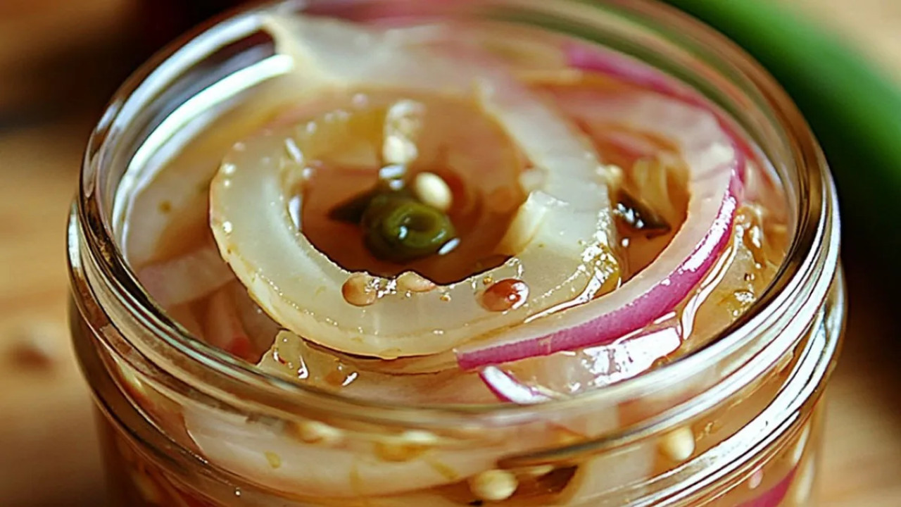 Cebolla al escabeche. Foto: El Ciudadano