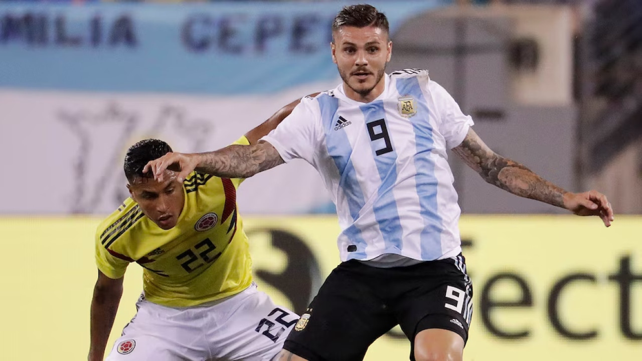 Mauro Icardi en la Selección. Fuente:  PH: Julio Cortez