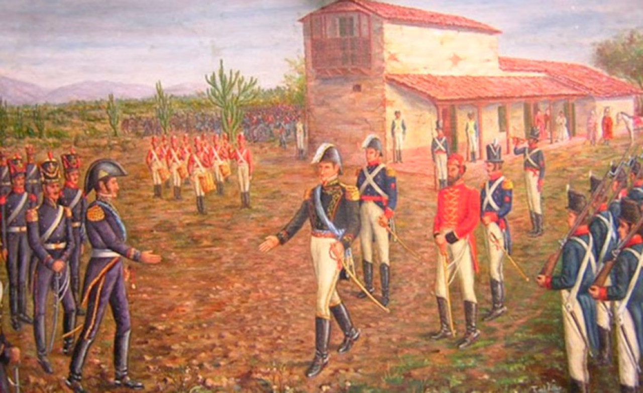 José de San Martín y Manuel Belgrano