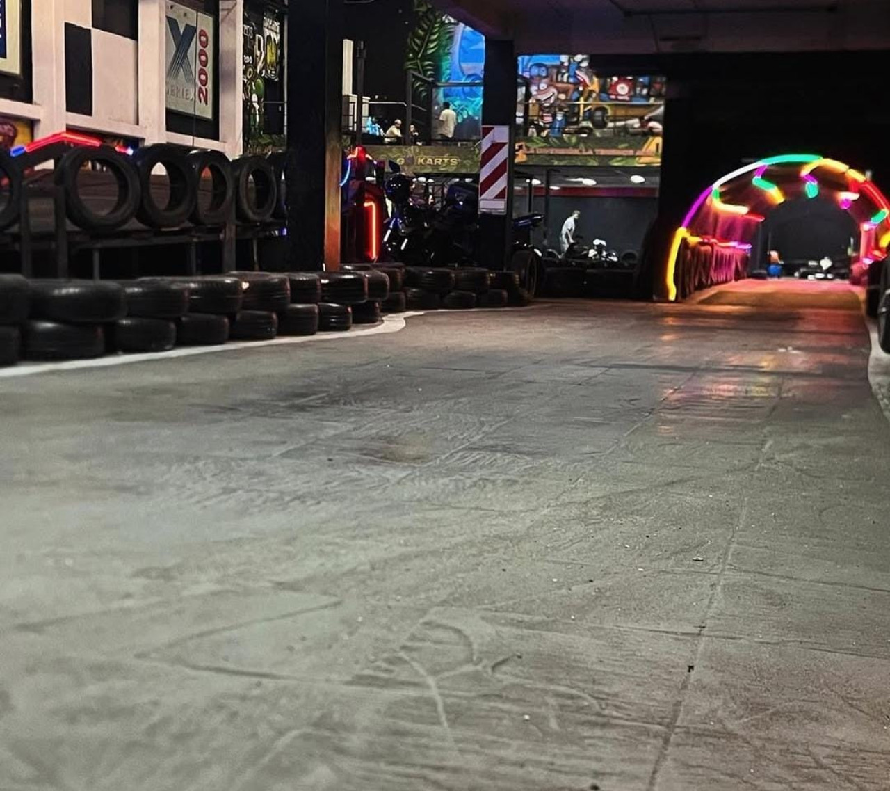 Pista de kartings "Go Karts" en CABA. Foto: Instagram / _gokarts.