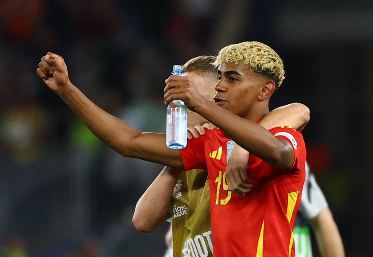 Lamine Yamal en la UEFA Nations League. Foto: REUTERS.