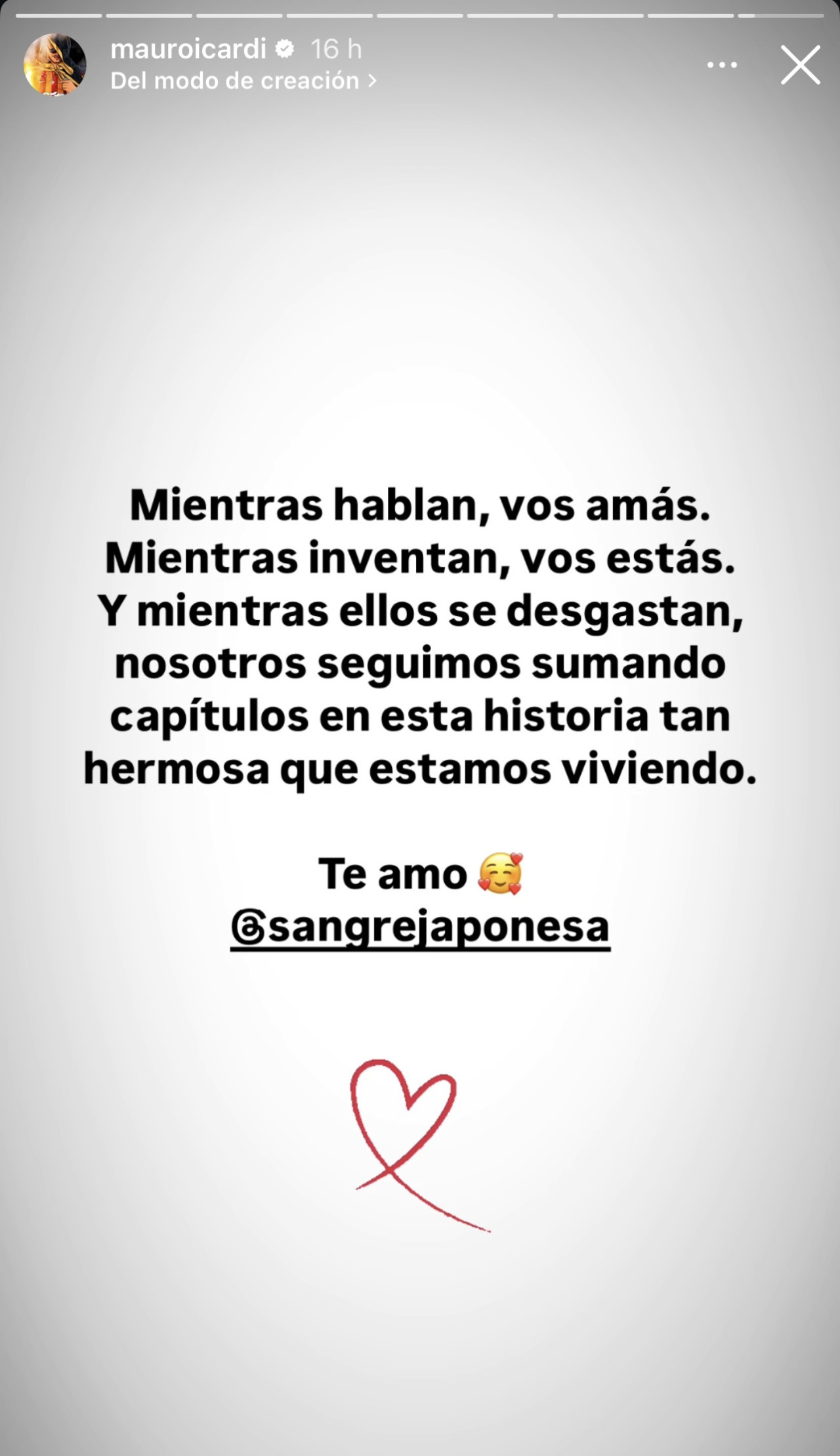 Mauro Icardi le respondió a Wanda Nara tras insultar a la China Suárez. Foto captura INSTAGRAM @mauroicardi