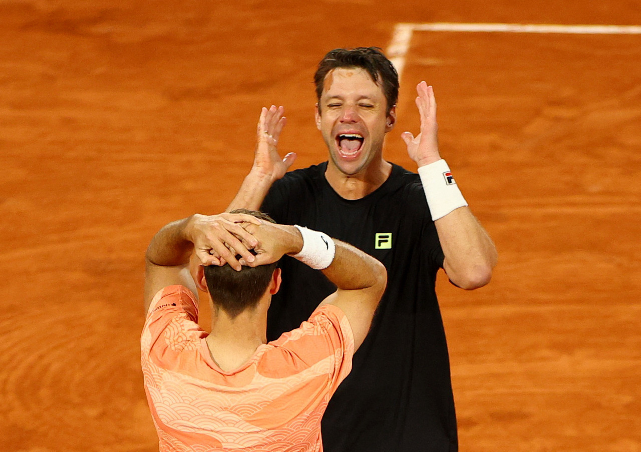Horacio Zeballos y Marcel Granollers se consagraron en Roland Garros. Foto: Reuters/Lisi Niesner
