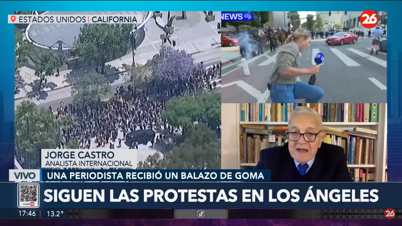 Jorge Castro en PM 26. Foto: Canal 26.
