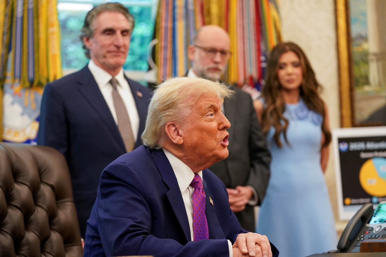 Donald Trump, presidente de Estados Unidos. Foto: Reuters (Nathan Howard)