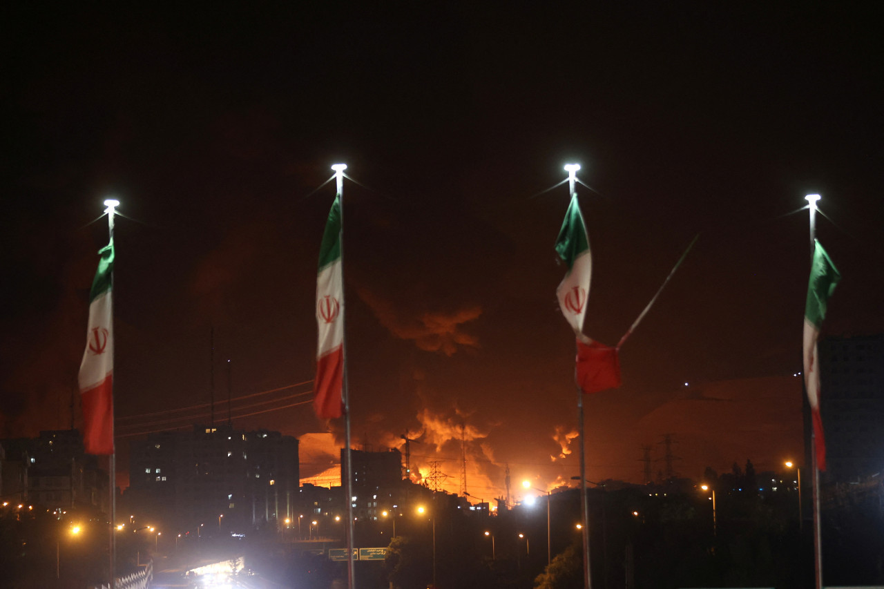 Ataques de Israel contra Irán. Foto: Reuters/Majid Asgaripour/WANA