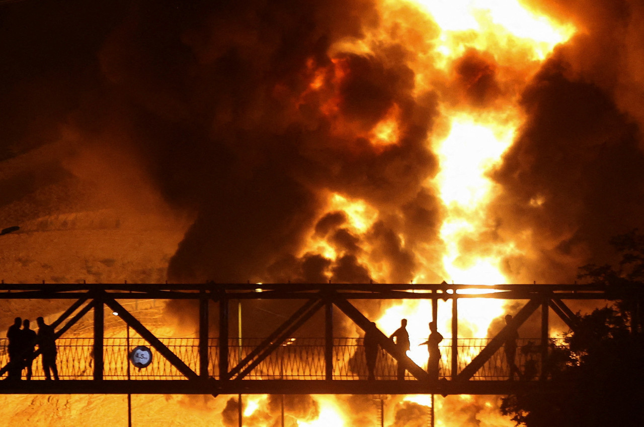 Destrucción en Irán por los misiles de Israel. Foto: Reuters/Majid Asgaripour/WANA