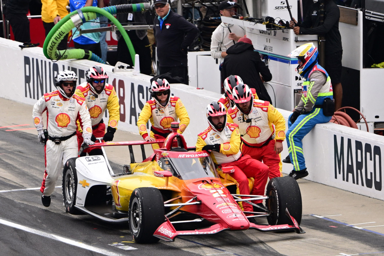Josef Newgarden, el protagonista de un accidente escalofriante. Foto: Reuters.