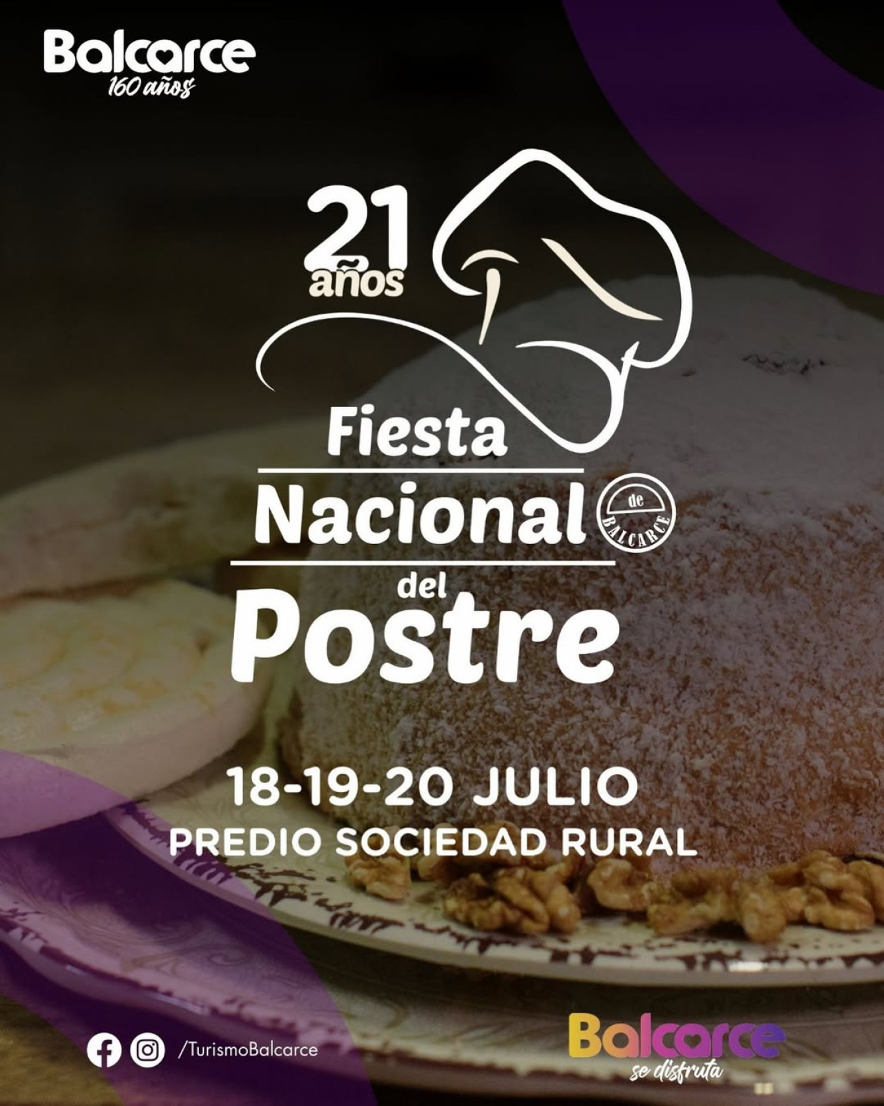 La Fiesta Nacional del Postre. Foto: Instagram @turismobalcarce