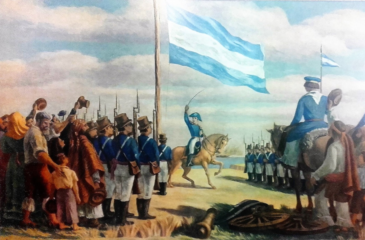 Jura de la bandera en Rosario