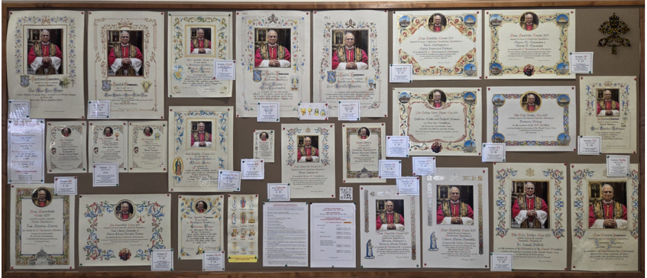 Bendición papal en un pergamino. Foto: elemosineria.va.