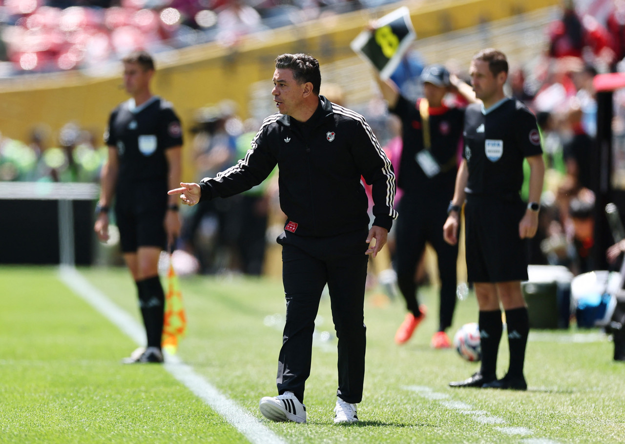 Marcelo Gallardo, entrenador de River Plate. Foto: Reuters/Agustin Marcarian