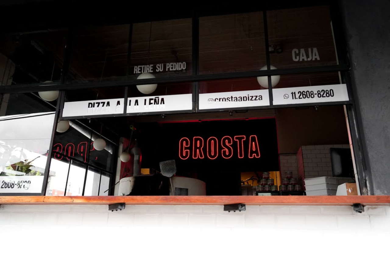 El local de "Crosta Pizza". Foto: Instagram @crostaapizza