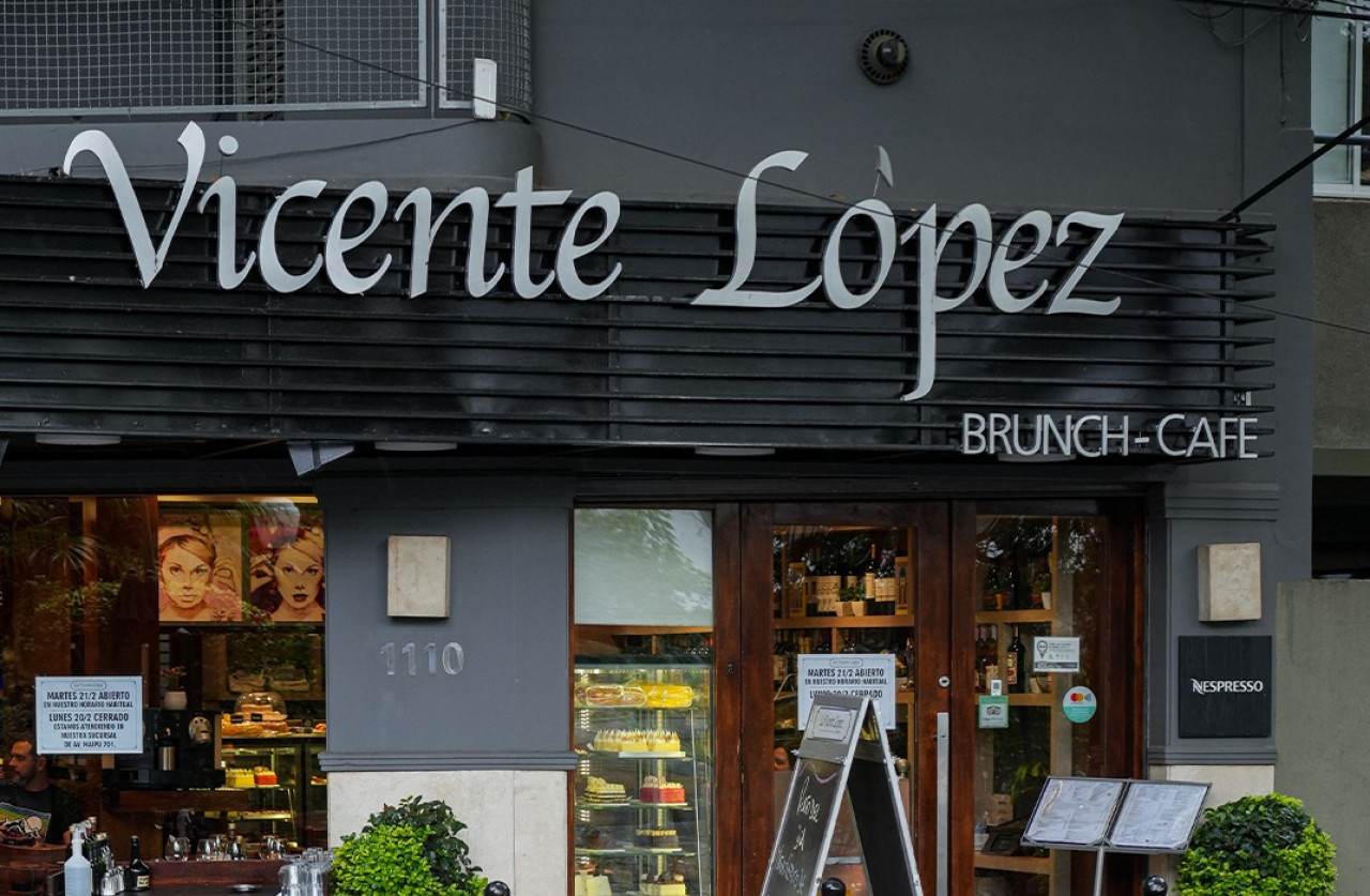 El local de "La Vicente López". Foto: Instagram @lavicentelopez