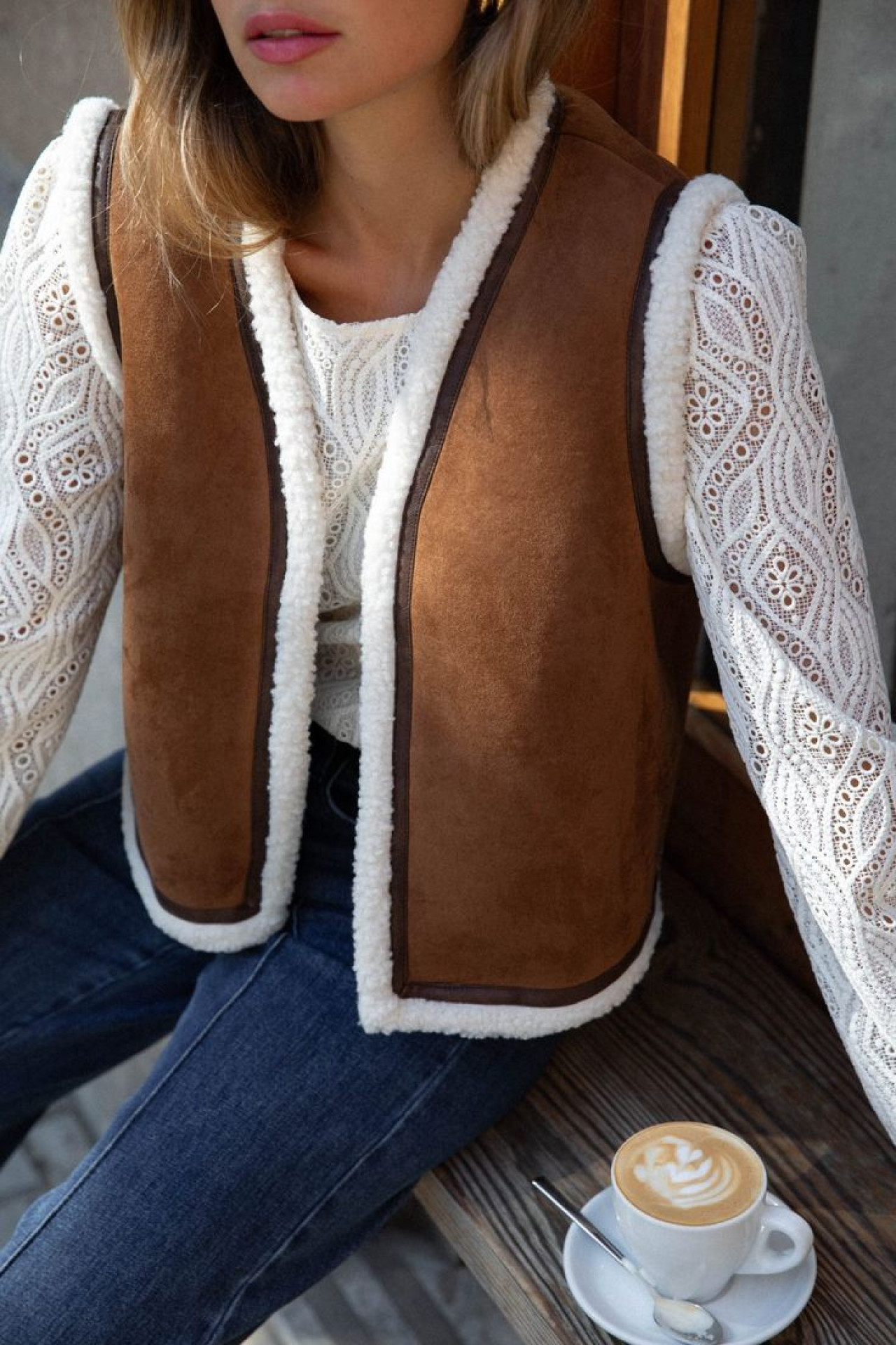 Chaleco, moda, vestimenta. Foto: Pinterest.