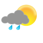 Lluvia  moderada a intervalos