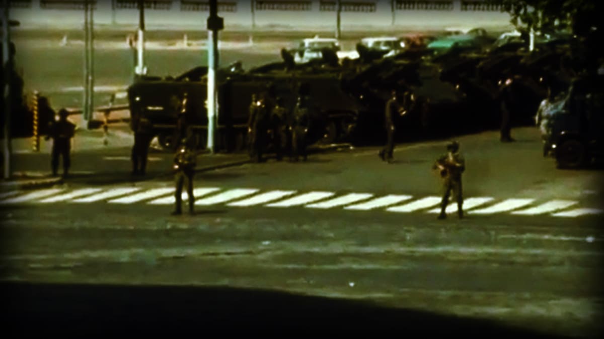 17 de octubre de 1975: antesala del golpe militar. Foto: 26 Historia / Canal 26.