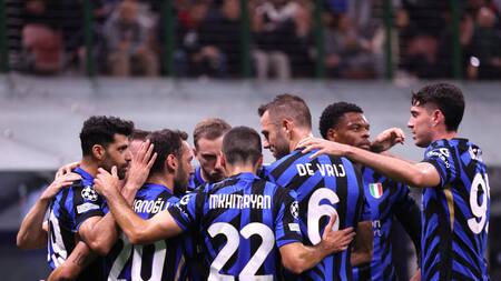 El Inter de Lautaro Martínez venció al Estrella Roja. Foto: Reuters.