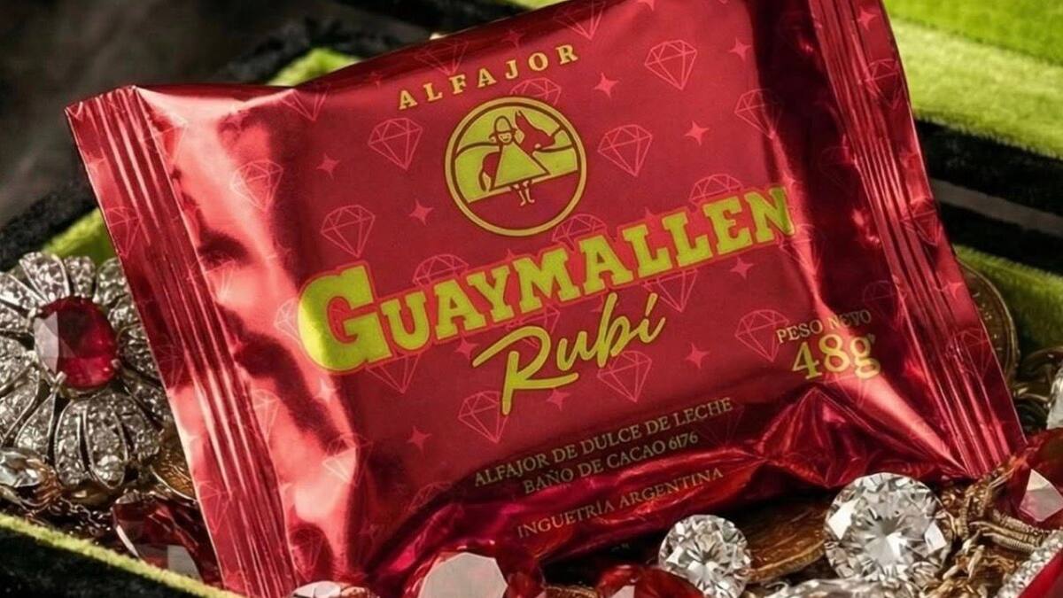Se viene el lanzamiento del alfajor "rubí" de Guaymallén.