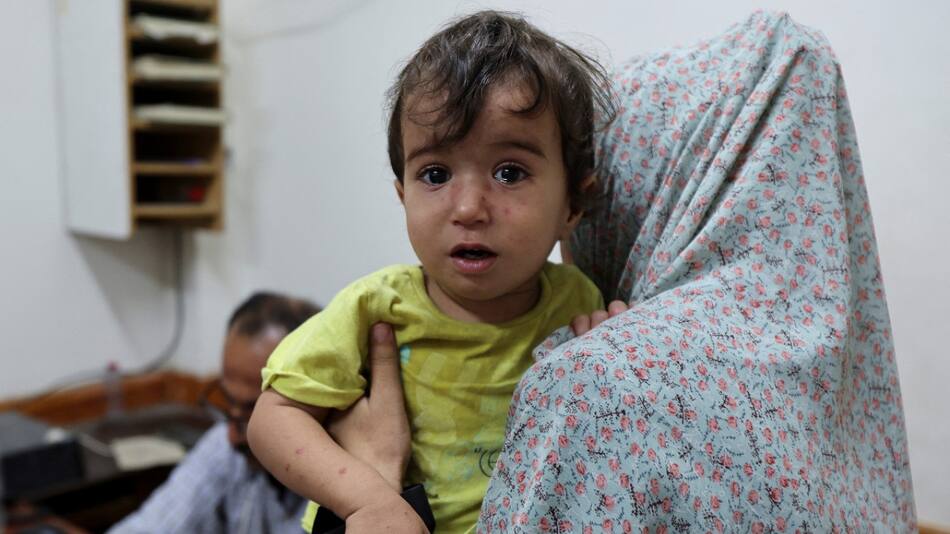 La polio está afectando a los niños en la Franja de Gaza. Foto: Reuters.