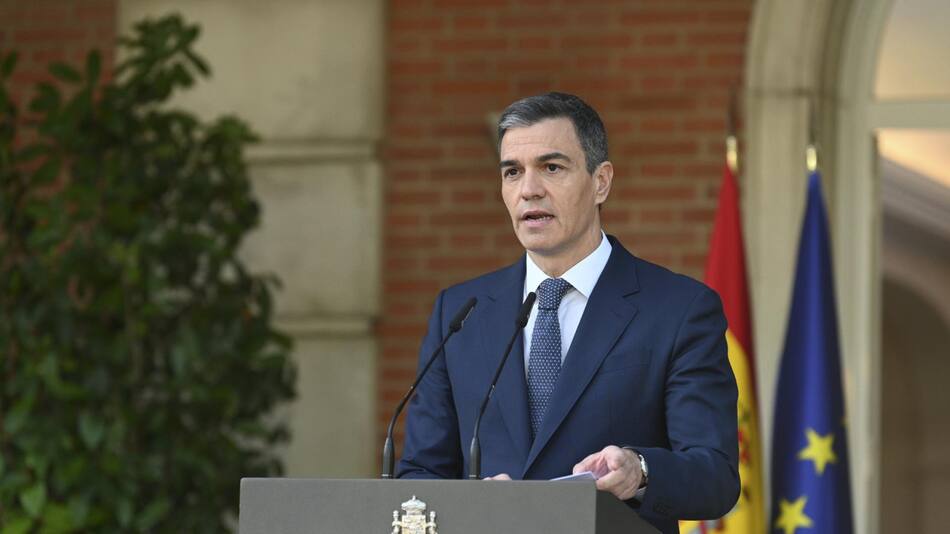 Pedro Sánchez, presidente de España. Foto: EFE
