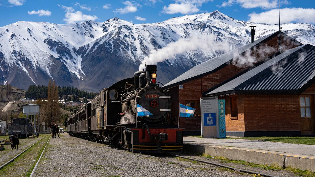La Trochita, histórico tren de Chubut y Río Negro.